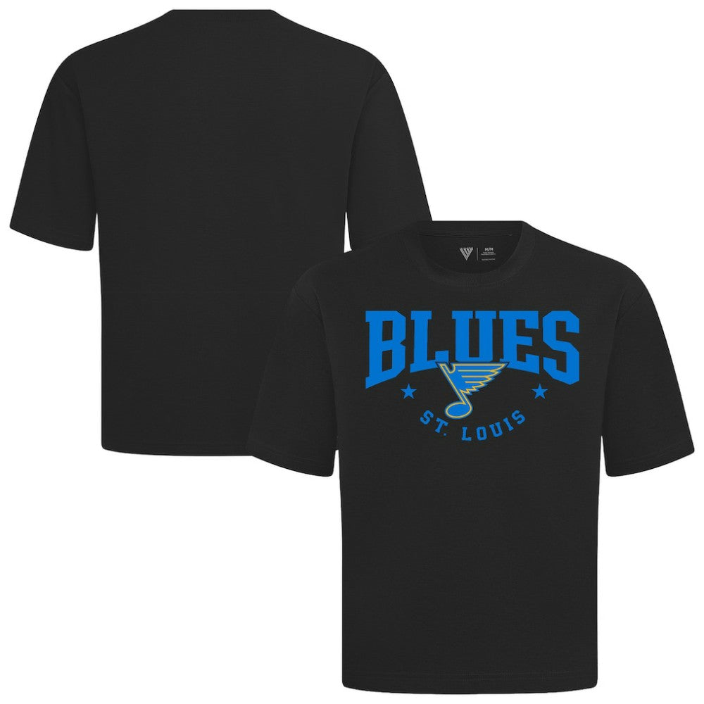 St. Louis Blues - Levelwear Luxe Signature Knit T-Shirt Black