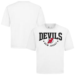 New Jersey Devils - Levelwear Luxe Signature Knit T-Shirt White