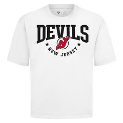 New Jersey Devils - Levelwear Luxe Signature Knit T-Shirt White