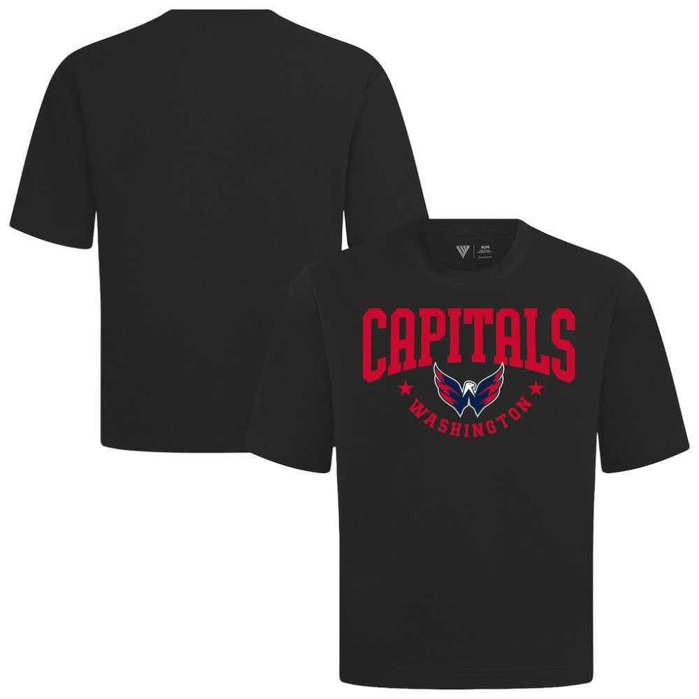 Washington Capitals Levelwear Luxe Signature Knit T-Shirt Black