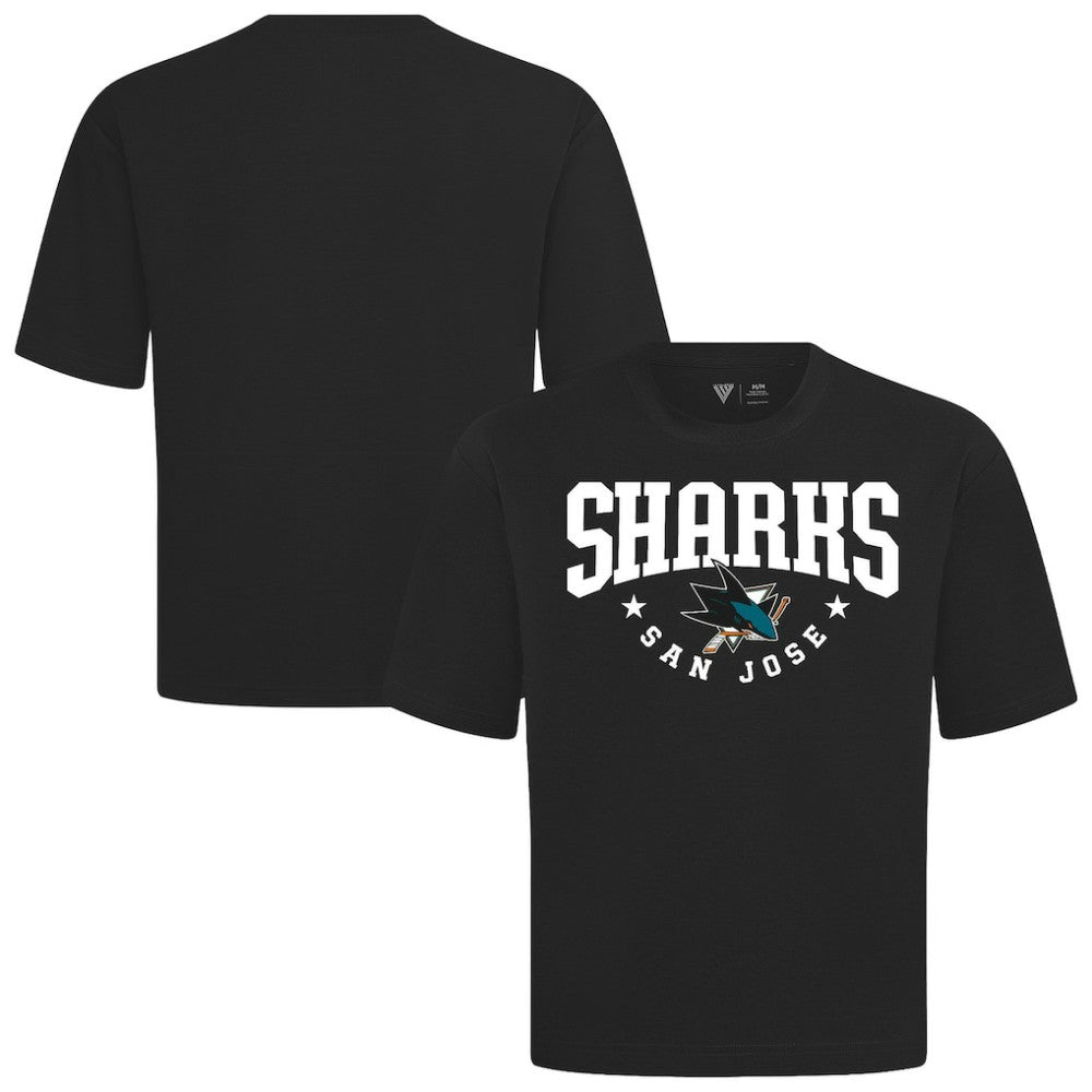 San Jose Sharks - Levelwear Luxe Signature Knit T-Shirt Black