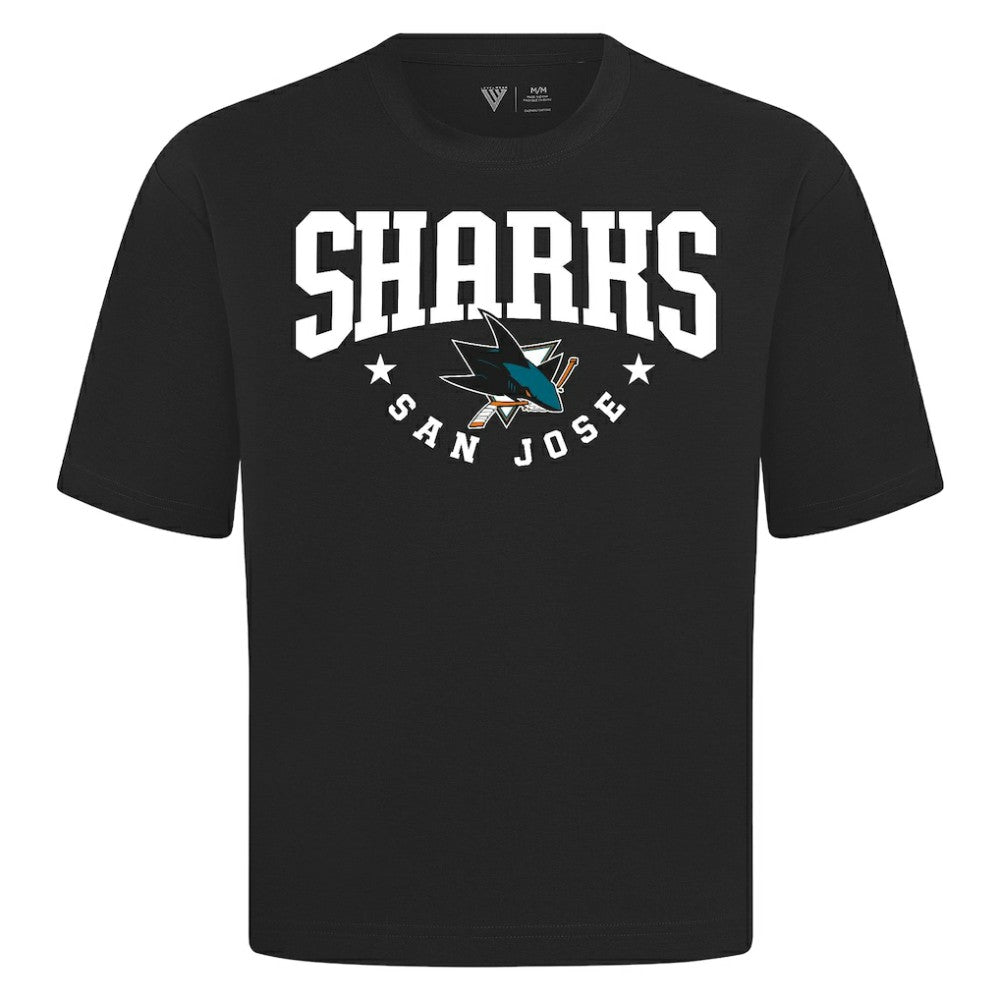 San Jose Sharks - Levelwear Luxe Signature Knit T-Shirt Black