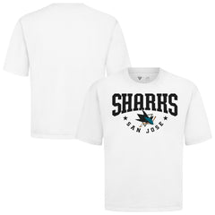 San Jose Sharks - Levelwear Luxe Signature Knit T-Shirt White