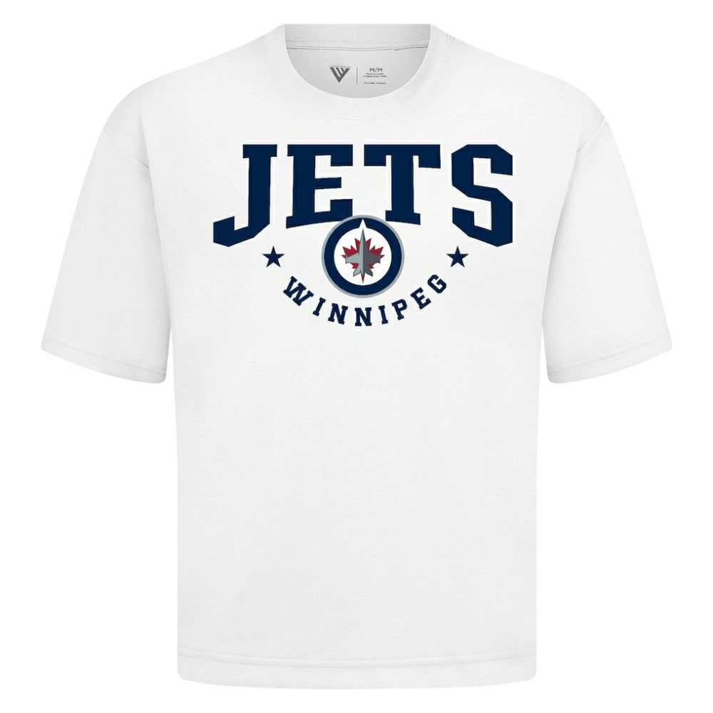 Winnipeg Jets - Levelwear Luxe Signature Knit T-Shirt White