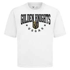 Vegas Golden Knights Levelwear Luxe Signature Knit T-Shirt White