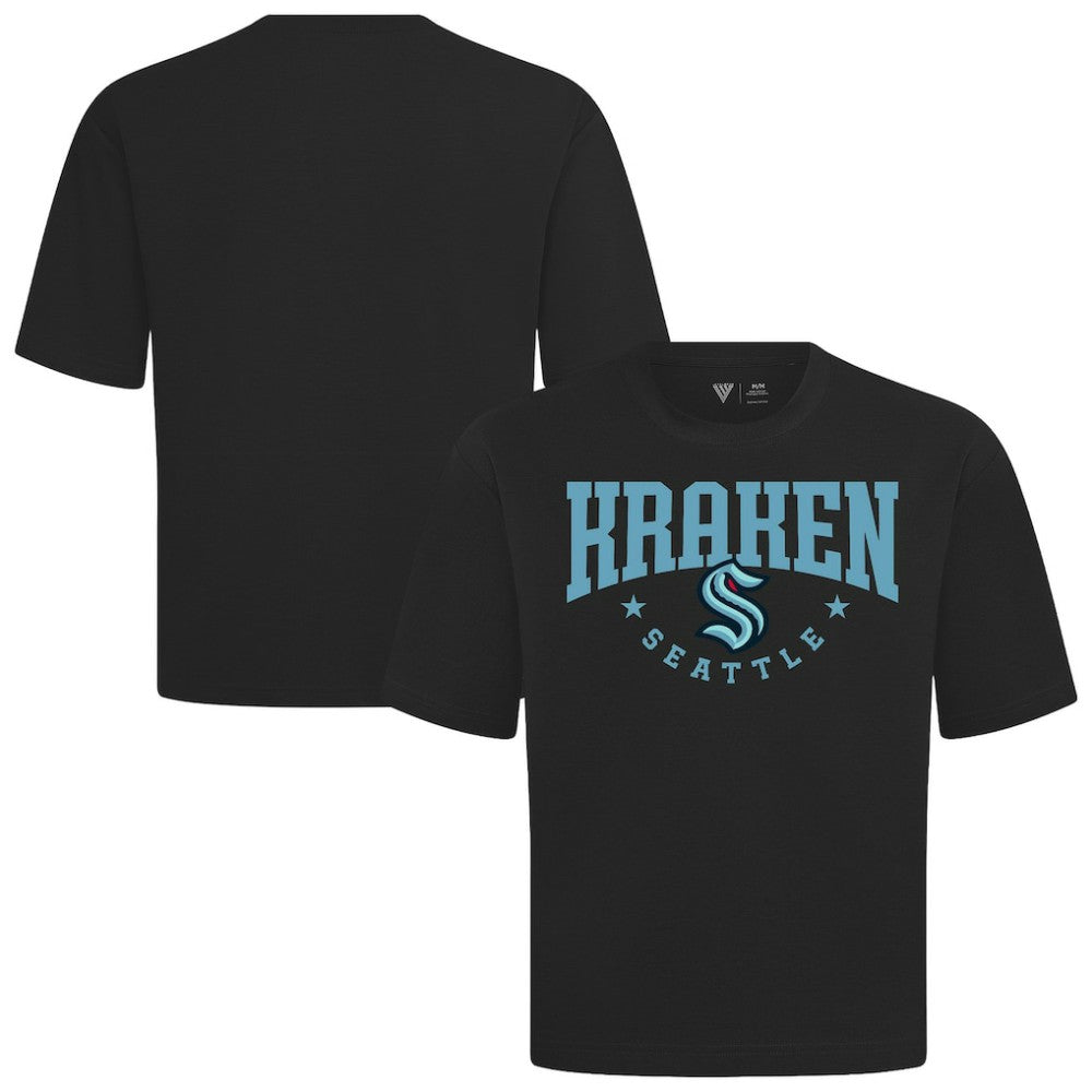 Seattle Kraken Levelwear Luxe Signature Knit T-Shirt Black