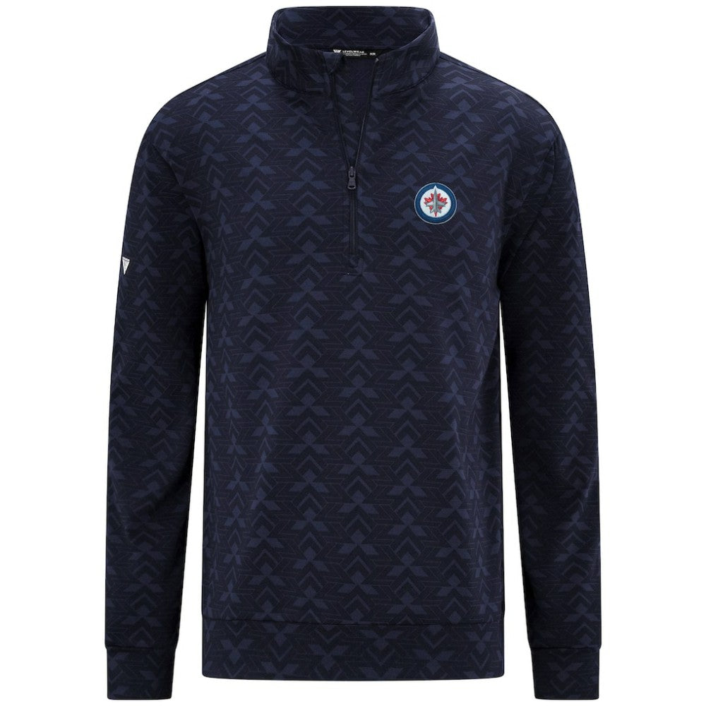 Winnipeg Jets - Levelwear Chameleon Quarter-Zip Sweatshirt Navy