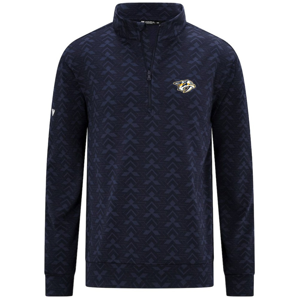 Nashville Predators - Levelwear Chameleon Quarter-Zip Sweatshirt Navy