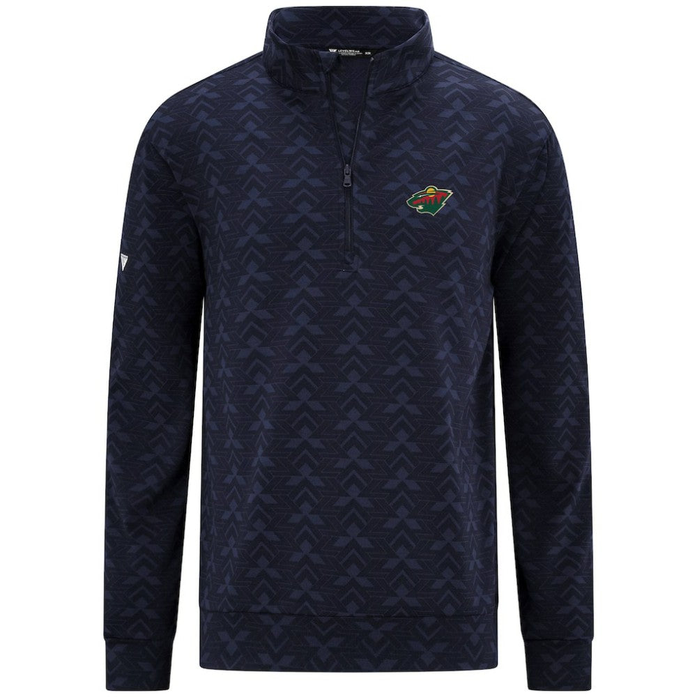 Minnesota Wild - Levelwear Chameleon Quarter-Zip Sweatshirt Navy