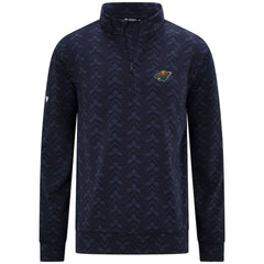 Minnesota Wild - Levelwear Chameleon Quarter-Zip Sweatshirt Navy