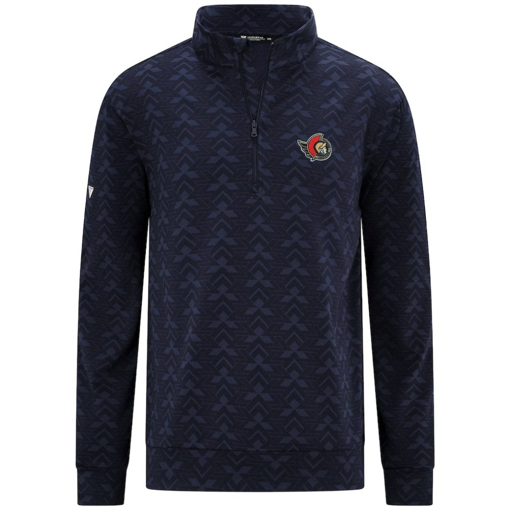 Ottawa Senators - Levelwear Chameleon Quarter-Zip Sweatshirt Navy