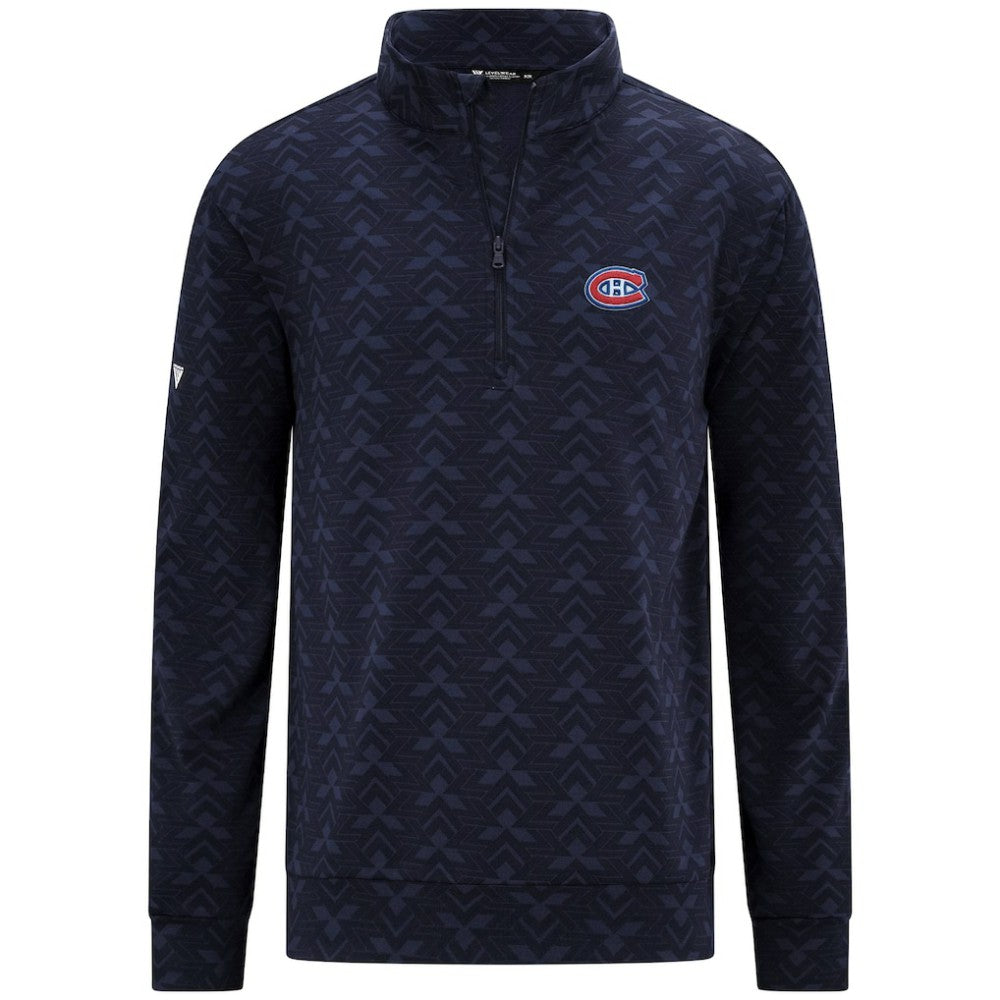 Montreal Canadiens - Levelwear Chameleon Quarter-Zip Sweatshirt Navy