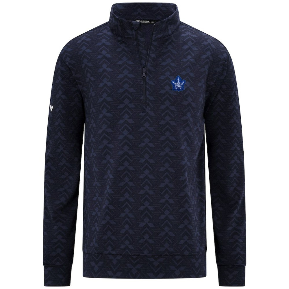 Toronto Maple Leafs - Levelwear Chameleon Quarter-Zip Sweatshirt Navy