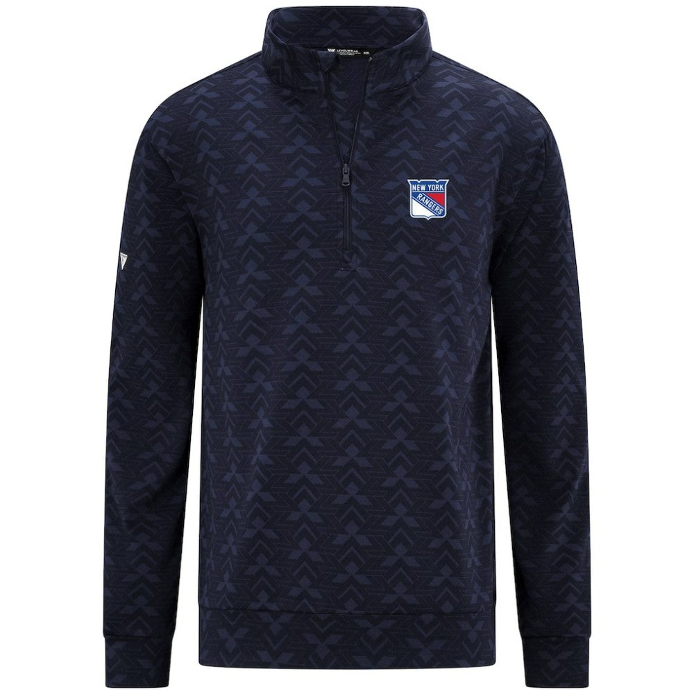 New York Rangers Levelwear Chameleon Quarter-Zip Sweatshirt Navy