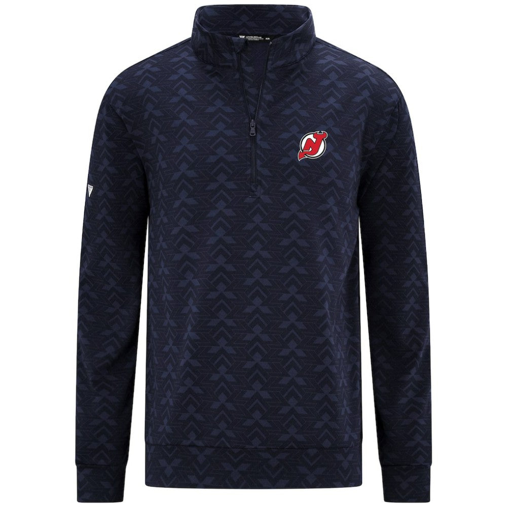 New Jersey Devils - Levelwear Chameleon Quarter-Zip Sweatshirt Navy