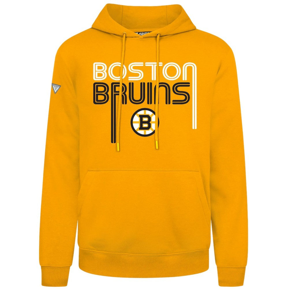 Boston Bruins Levelwear Podium Lanes Hoodie Gold