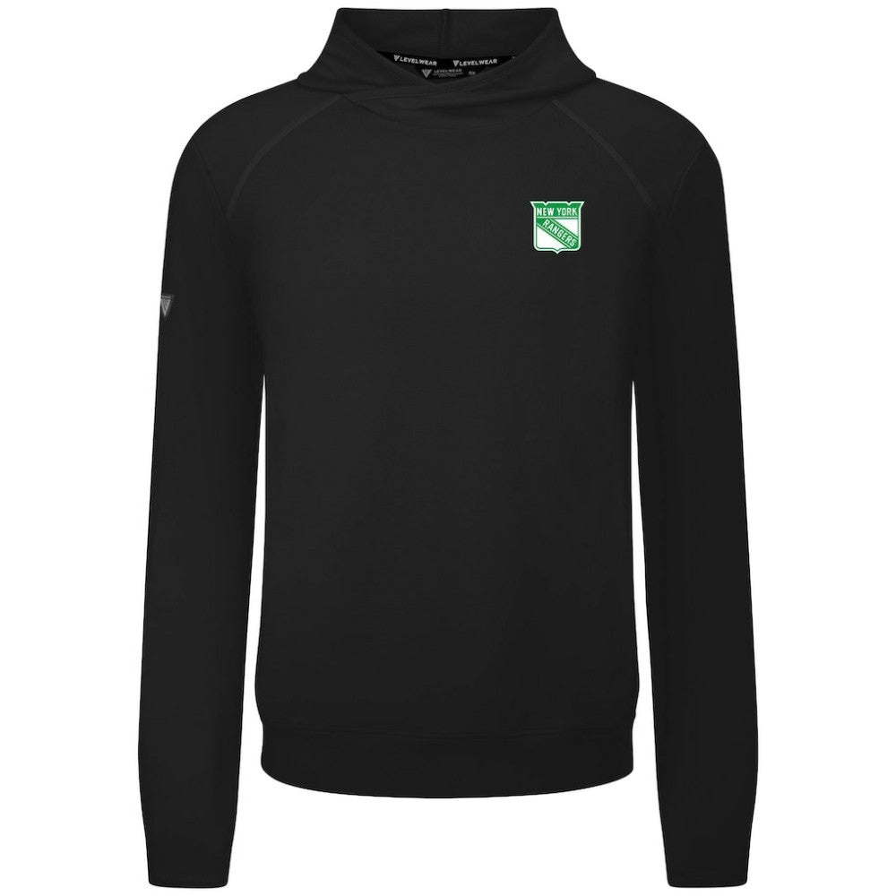 New York Rangers Levelwear St. Patrick's Day Mandate Tri-Blend Hoodie Black