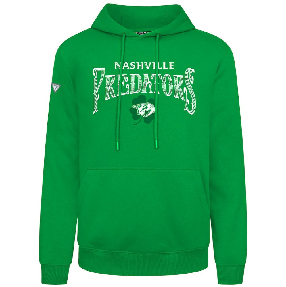 Nashville Predators - Levelwear St. Patrick's Day Podium Hoodie Green