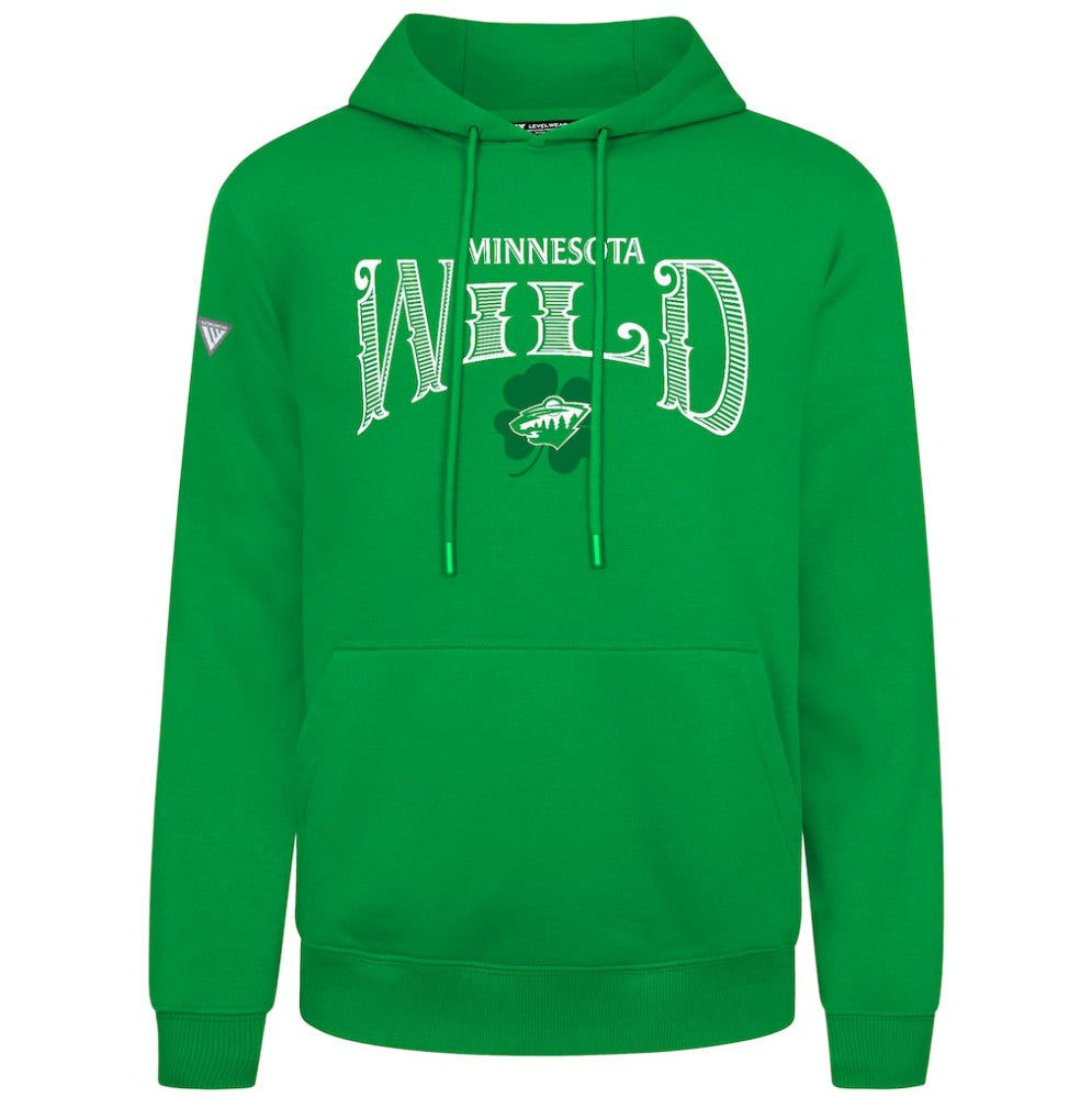 Minnesota Wild - Levelwear St. Patrick's Day Podium Hoodie Green