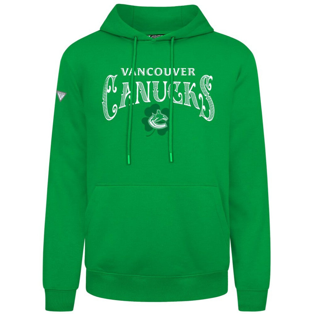 Vancouver Canucks - Levelwear St. Patrick's Day Podium Hoodie Green