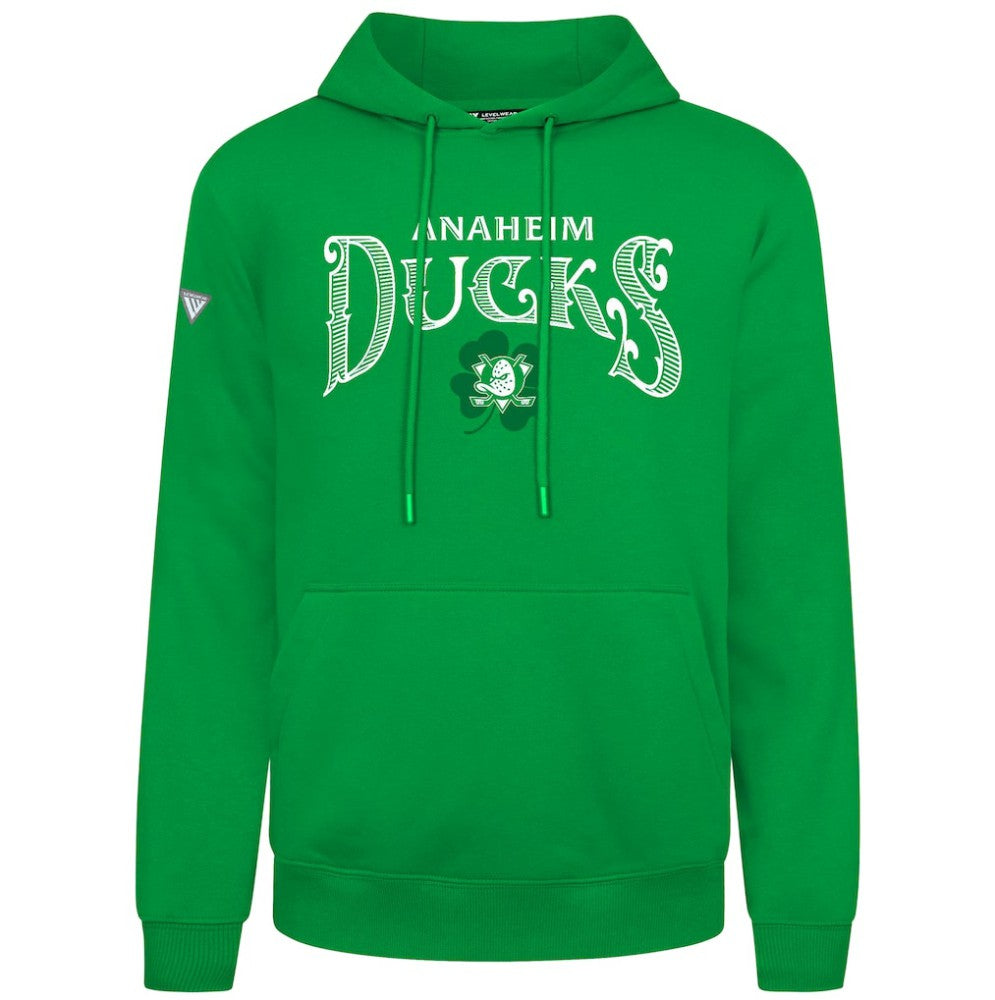 Anaheim Ducks - Levelwear St. Patrick's Day Podium Hoodie Green