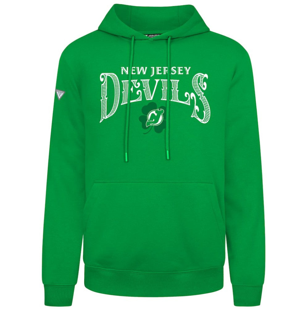 New Jersey Devils - Levelwear St. Patrick's Day Podium Hoodie Green
