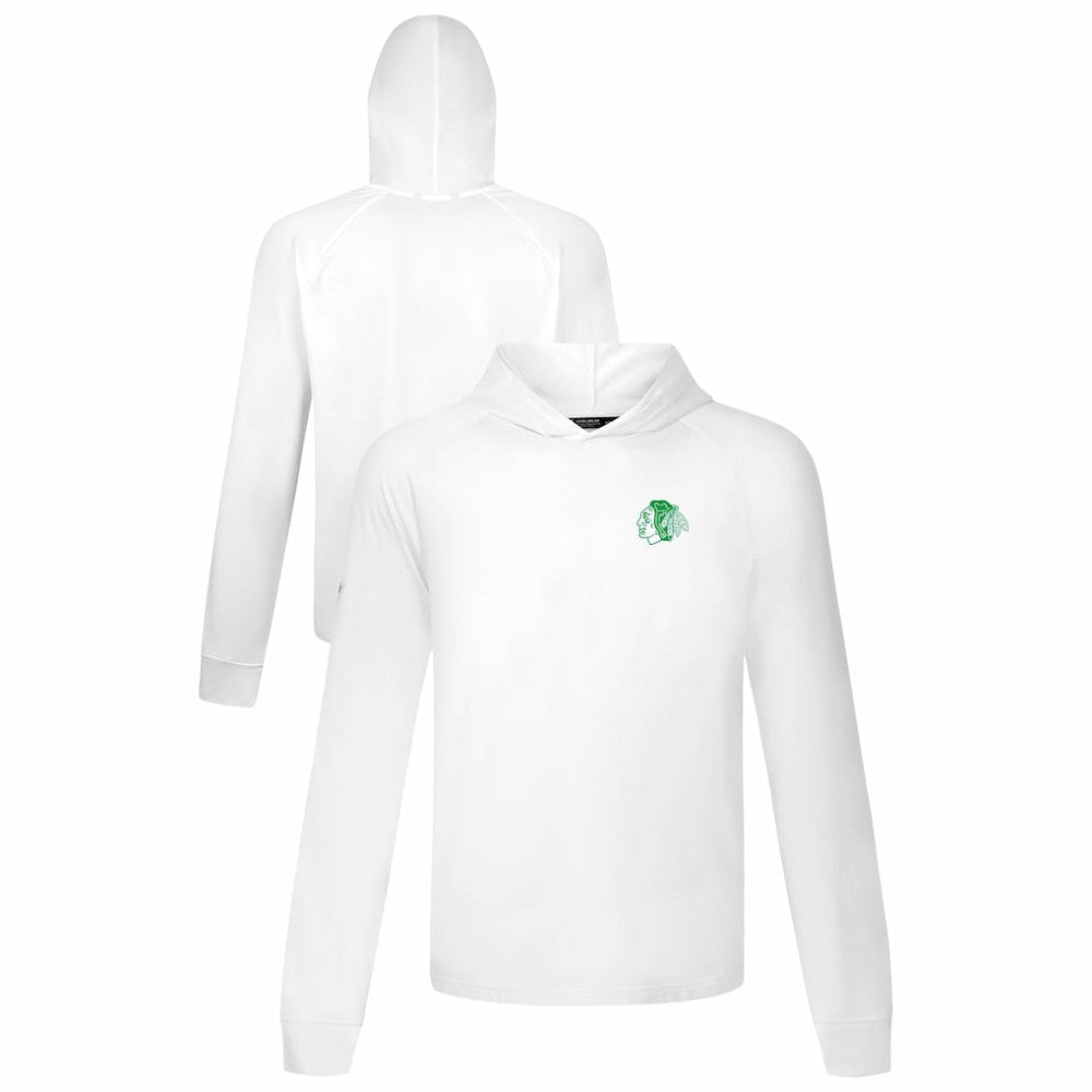 Chicago Blackhawks Levelwear St. Patrick's Day Dimension Hoodie White
