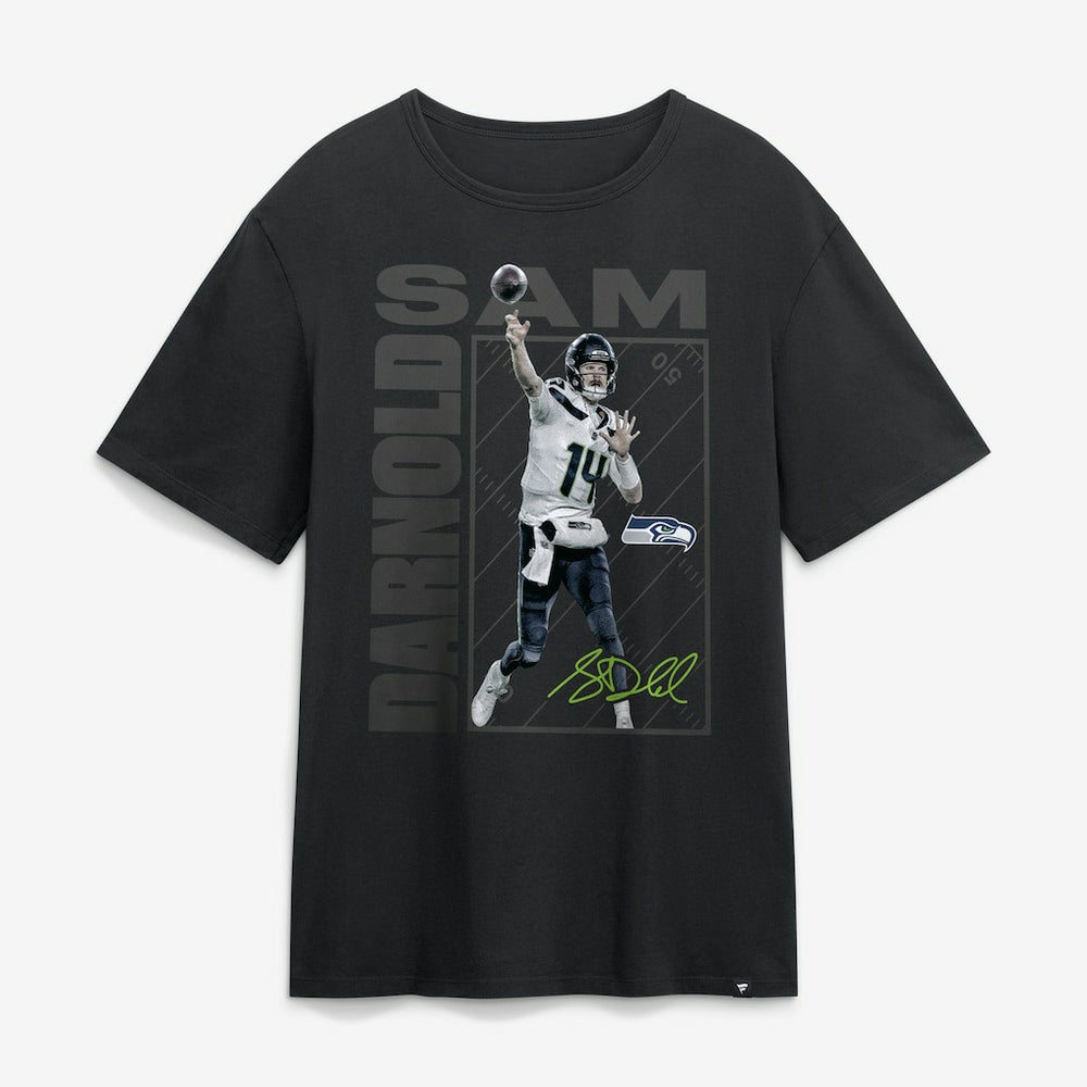 Sam Darnold Seattle Seahawks Tonal T-Shirt Black - NFL