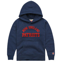 New England Patriots Homage Youth Classic Tri-Blend Hoodie Navy - NFL
