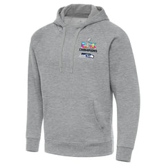 Seattle Seahawks Antigua Super Bowl LX Champions Victory Hoodie Heather Gray - NFL