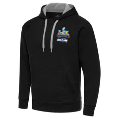 Seattle Seahawks Antigua Super Bowl LX Champions Victory Hoodie Black - NFL