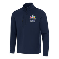 Seattle Seahawks Antigua Super Bowl LX Champions Insider Quarter-Zip Pullover College Navy - NFL