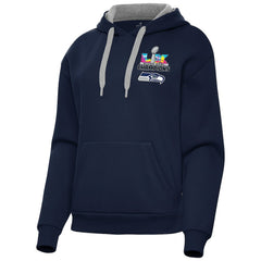 Seattle Seahawks Antigua Women's Super Bowl LX Champions Victory Hoodie College Navy - NFL