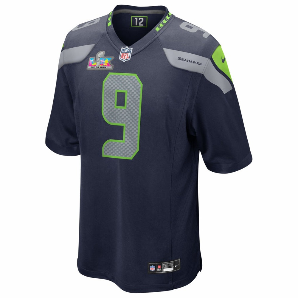 Kenneth Walker III Seattle Seahawks Super Bowl LX Patch Game Jersey College Navy - Nike