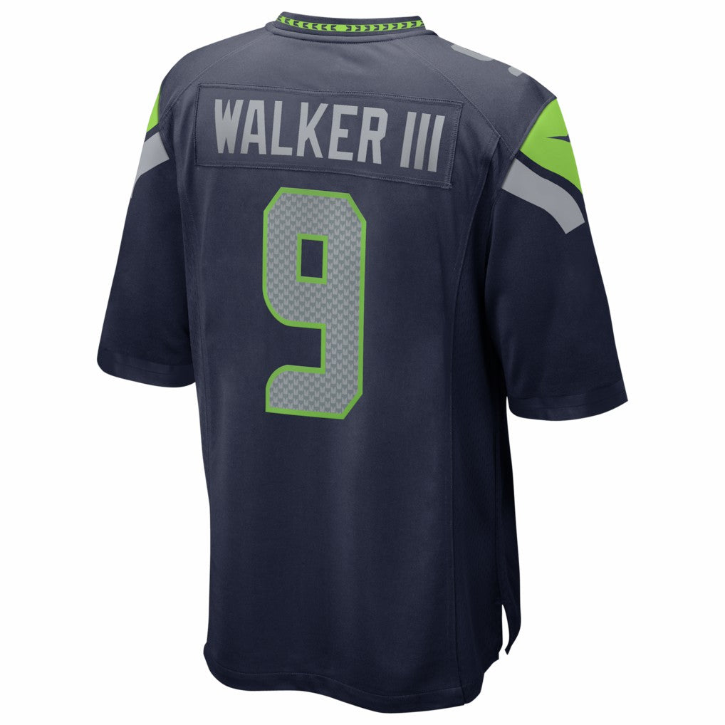 Kenneth Walker III Seattle Seahawks Super Bowl LX Patch Game Jersey College Navy - Nike