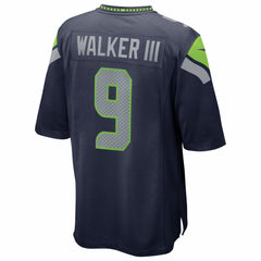 Kenneth Walker III Seattle Seahawks Super Bowl LX Patch Game Jersey College Navy - Nike
