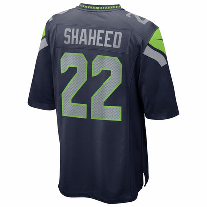 Rashid Shaheed Seattle Seahawks Super Bowl LX Patch Game Jersey - College Navy | NFL Jerseys