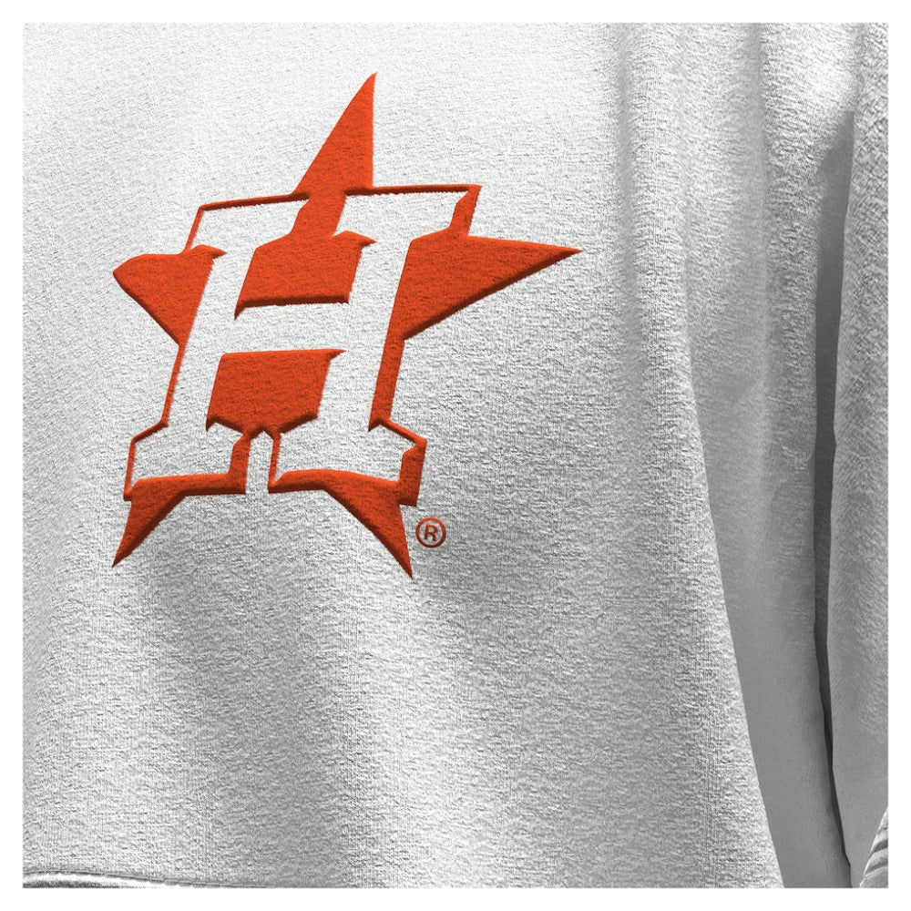 Houston Astros Fanatics Women's Baseball Stitch Spirit Jersey Long Sleeve T-Shirt Clearance