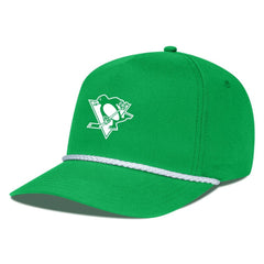 Pittsburgh Penguins Levelwear St. Patrick's Day Gambit Rope Adjustable Hat Kelly Green
