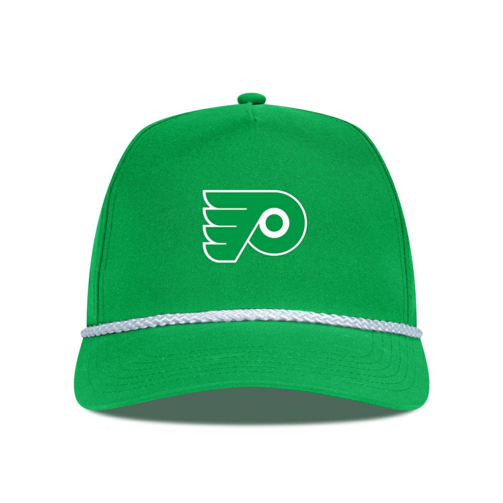 Philadelphia Flyers - Levelwear St. Patrick's Day Gambit Rope Adjustable Hat Kelly Green