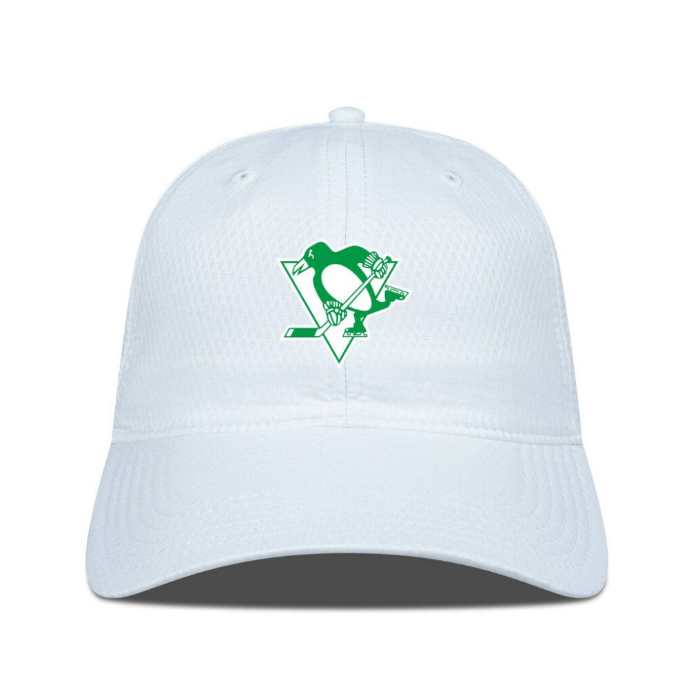 Pittsburgh Penguins Levelwear Matrix Patch Adjustable Hat White