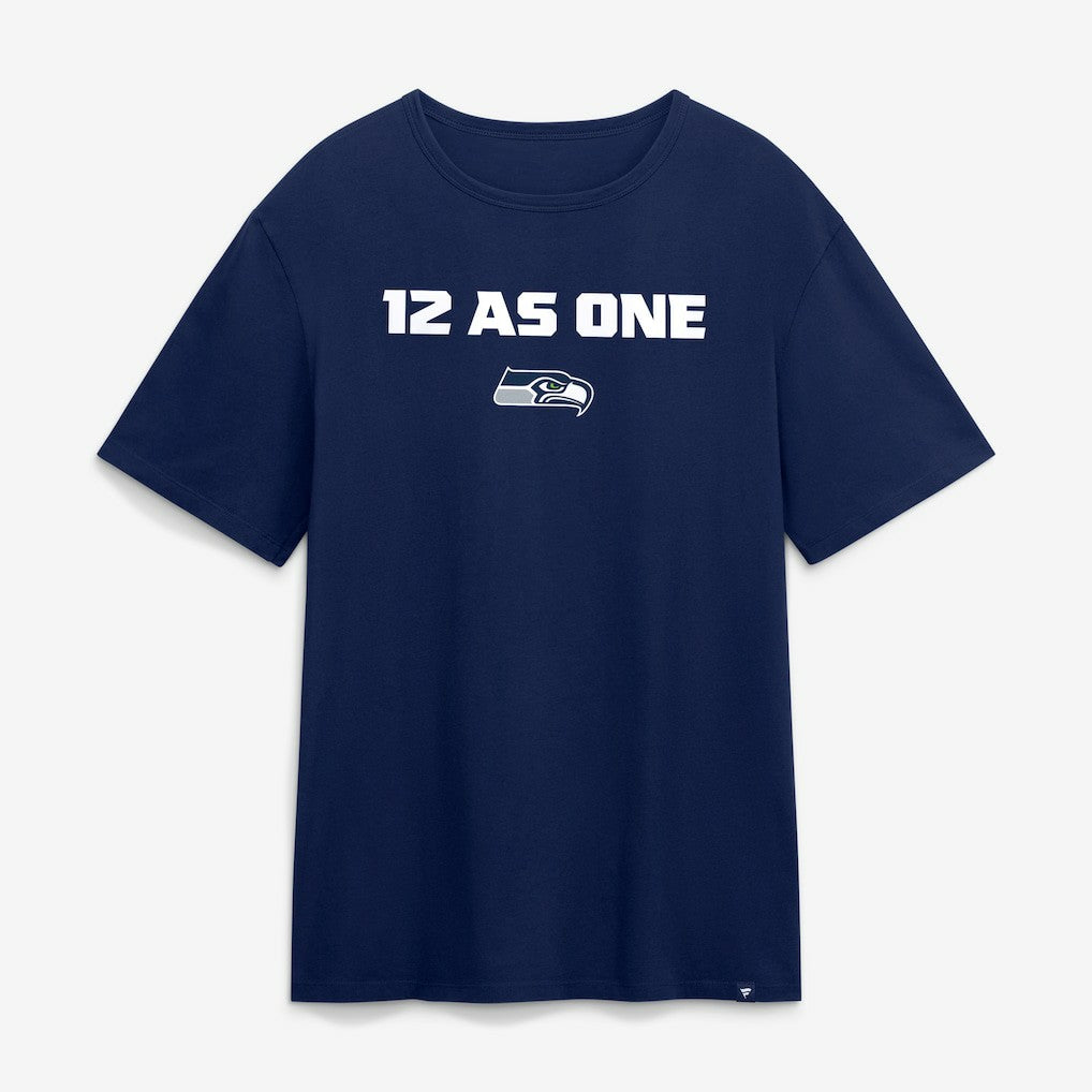 Seattle Seahawks Super Bowl LX 12 as One T-Shirt College Navy - NFL