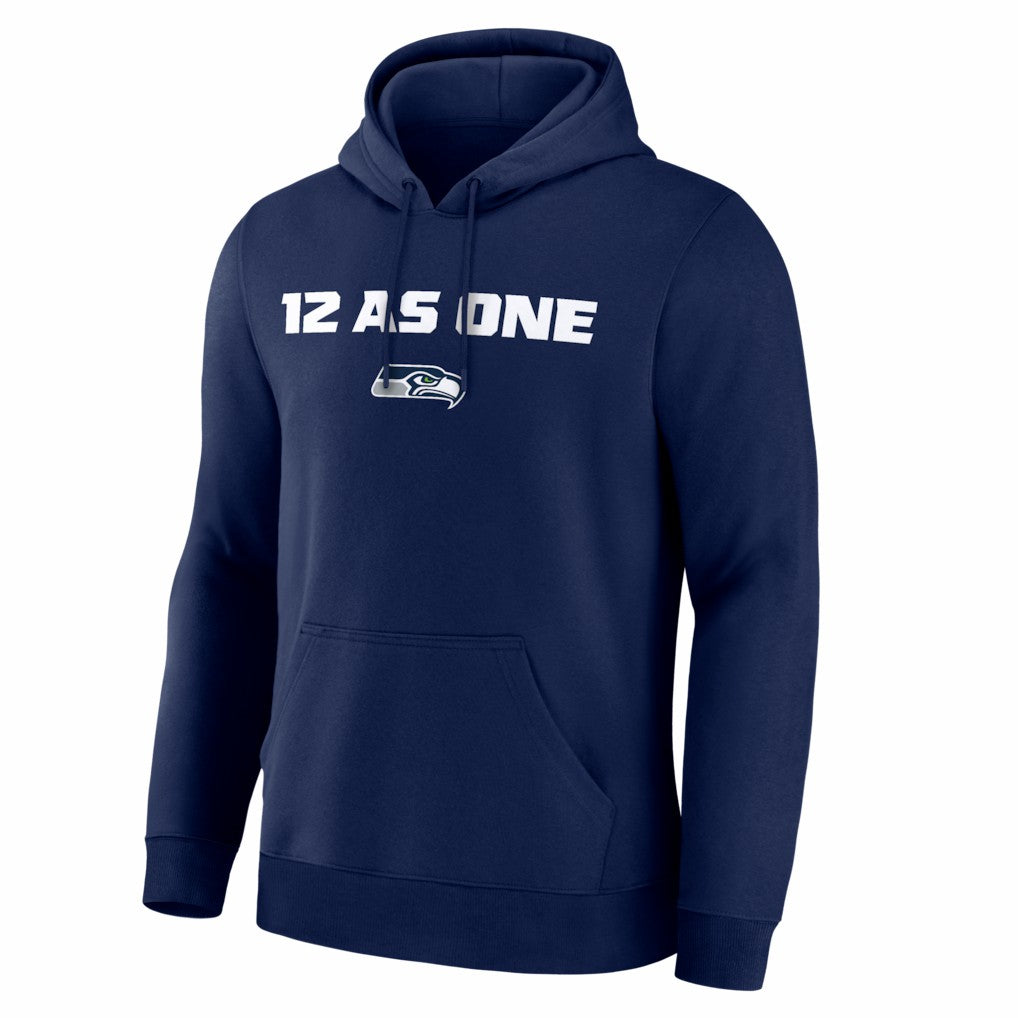 Seattle Seahawks Super Bowl LX 12 as One Hoodie College Navy - NFL