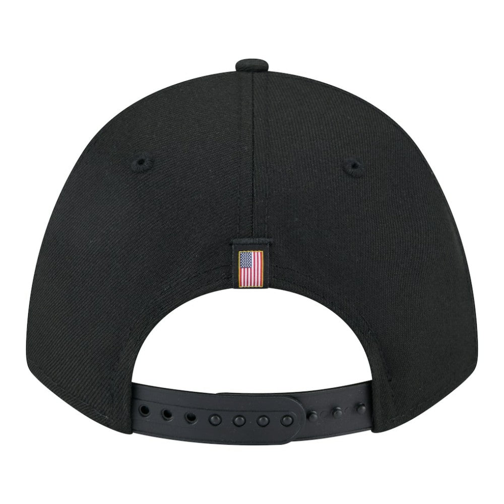 Buffalo Sabres - New Era Game Day Stealth Flag 9FORTY A-Frame Adjustable Hat Black