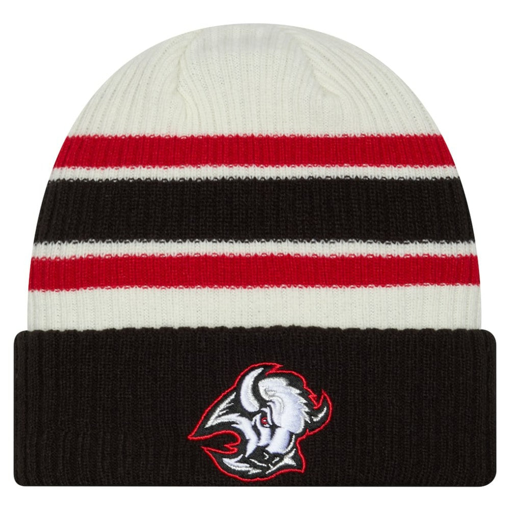 Buffalo Sabres - New Era Vintage Cuffed Knit Hat Cream/Black