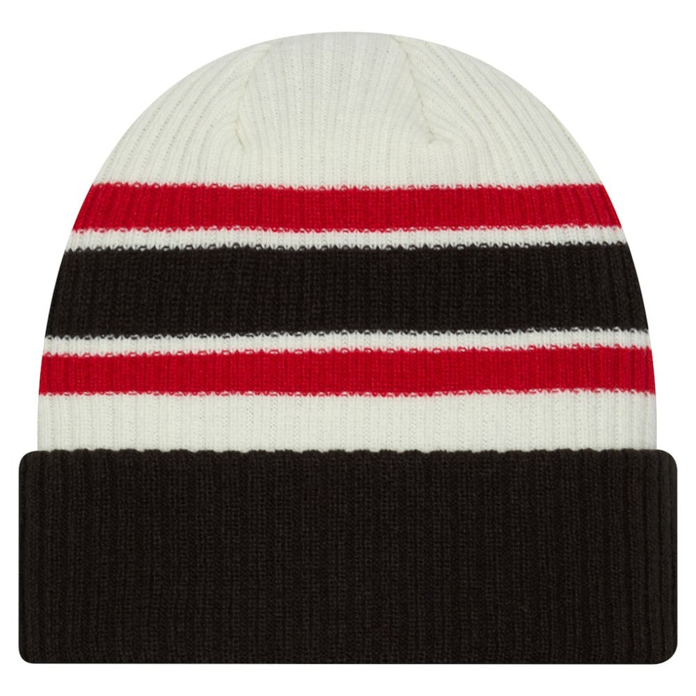 Buffalo Sabres - New Era Vintage Cuffed Knit Hat Cream/Black