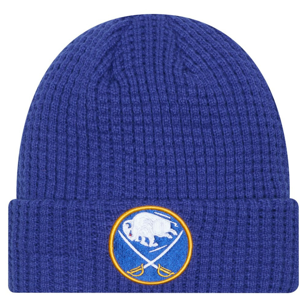 Buffalo Sabres - New Era Waffle Cuffed Knit Hat Royal