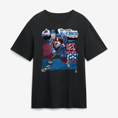 Nathan MacKinnon Colorado Avalanche - Fresh Ice T-Shirt Black