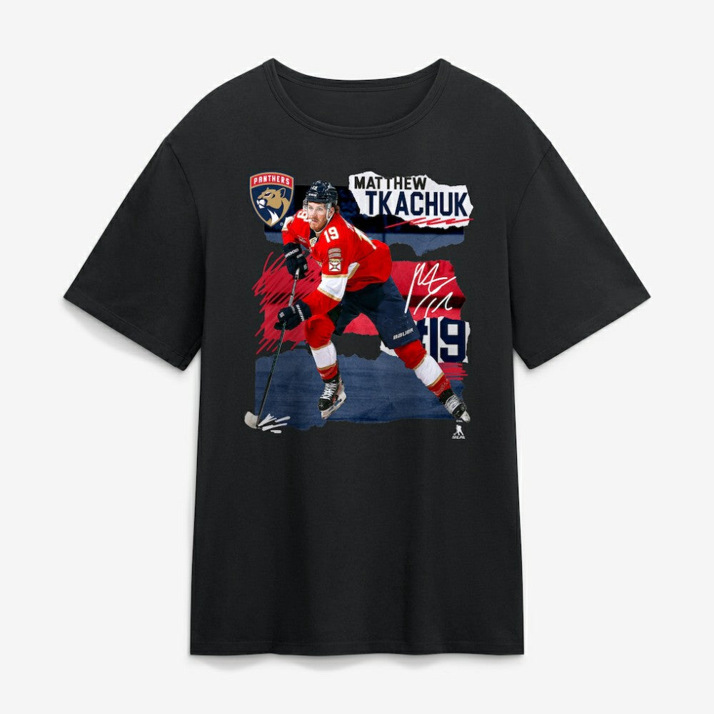 Matthew Tkachuk Florida Panthers - Fresh Ice T-Shirt Black
