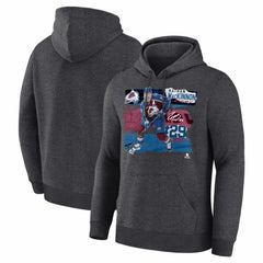 Nathan MacKinnon Colorado Avalanche - Fresh Ice Hoodie Charcoal
